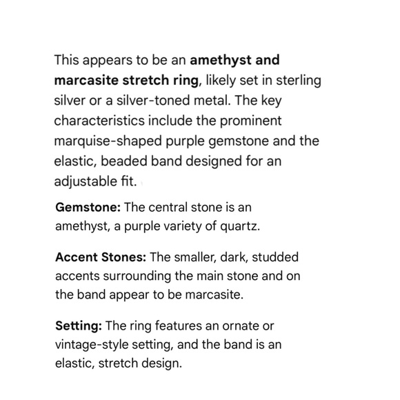 Vintage Old Amethyst Ring - Picture 6 of 11